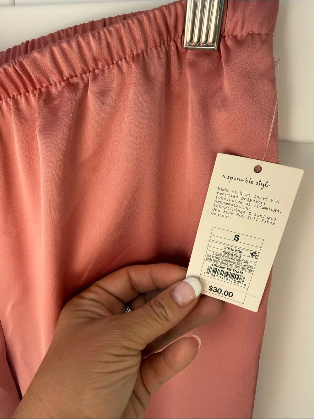 Mid-Rise Satin Pull-On Pants from A New Day